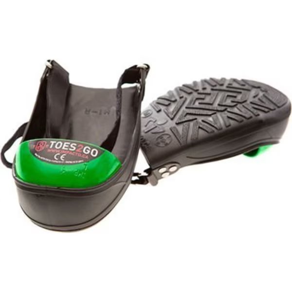 Impacto TOES2GO Lrg 13-16 Steel Toe Cap, Flexible & Pliable PVC Overshoes, 100% Waterproof, Impacto Protective Products, Mfr#: T2GUL